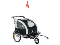 aosom elite ii bike cargo trailer